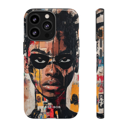 Masked Portrait Drips iPhone 13 Pro Case - Tough