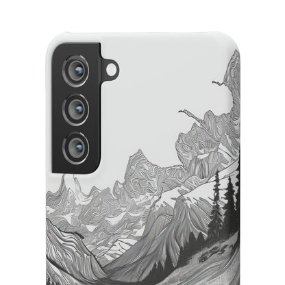 Monochrome Serenity | Slim Phone Case for Samsung