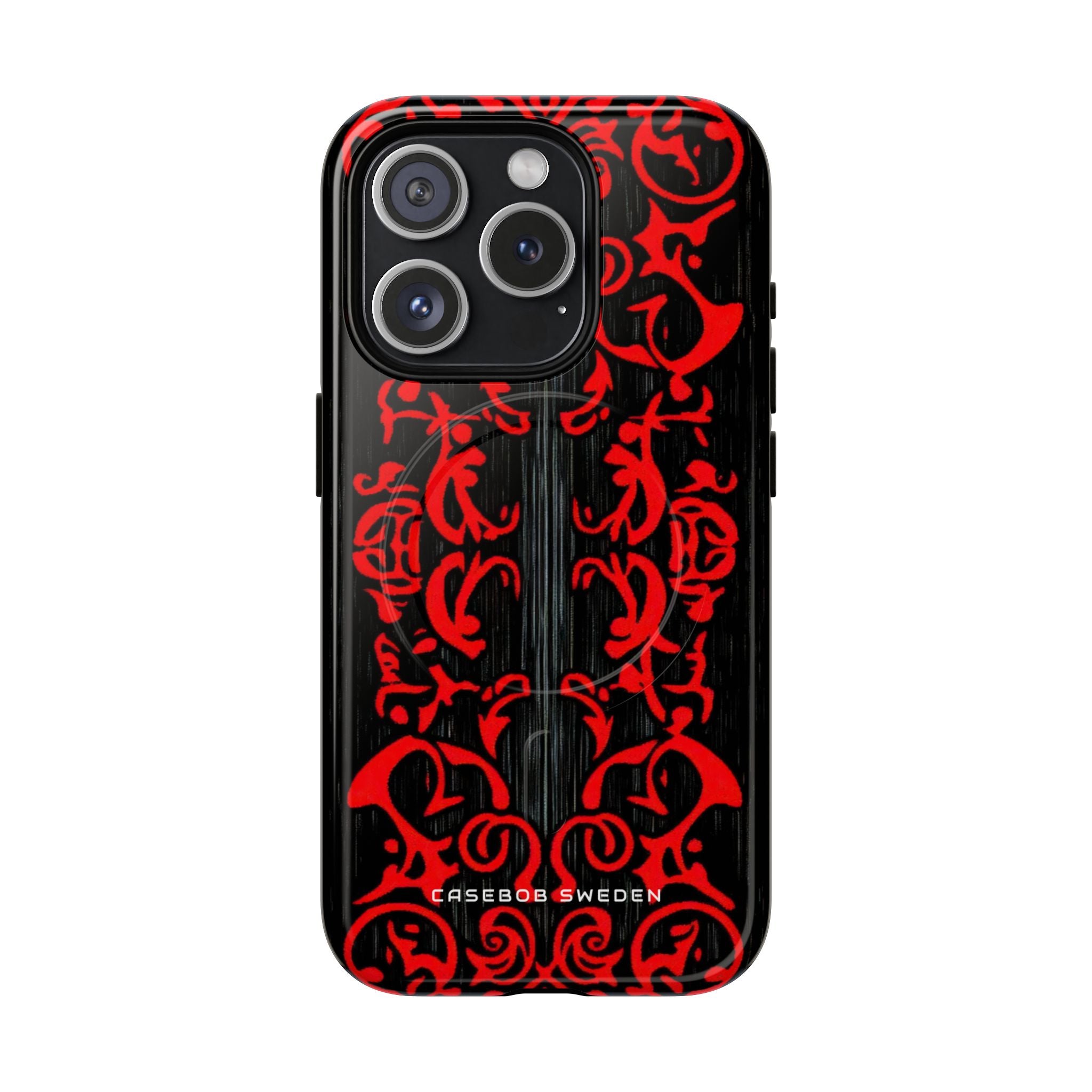 Gothic Crimson Symmetry iPhone 15 | Tough+ Phone Case