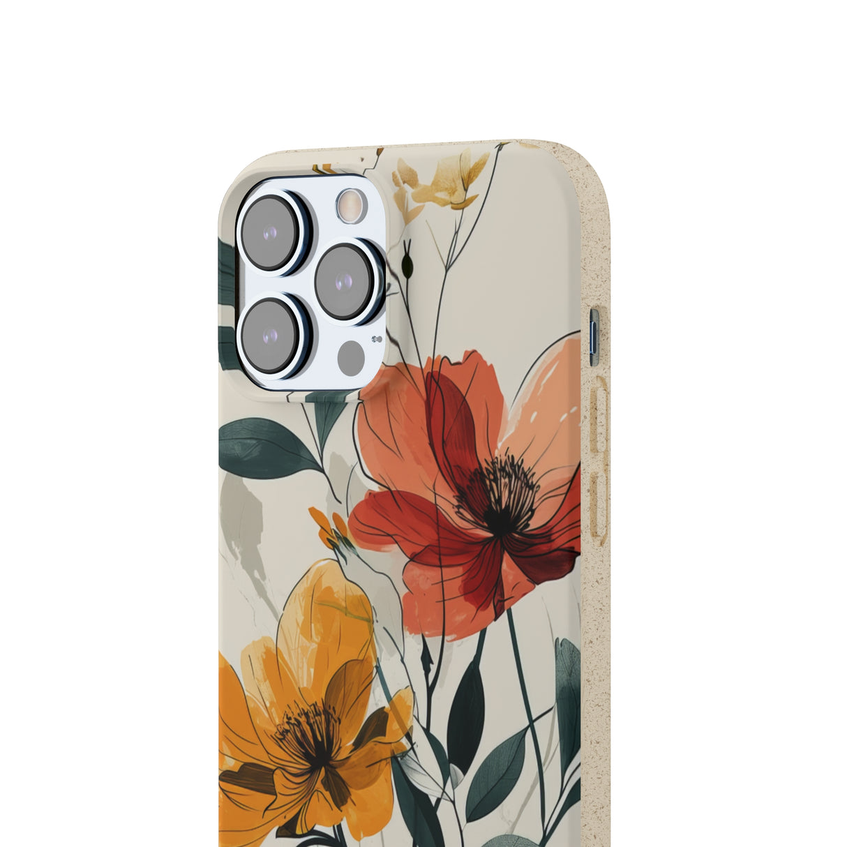 Serene Floral Harmony | Biodegradable Phone Case