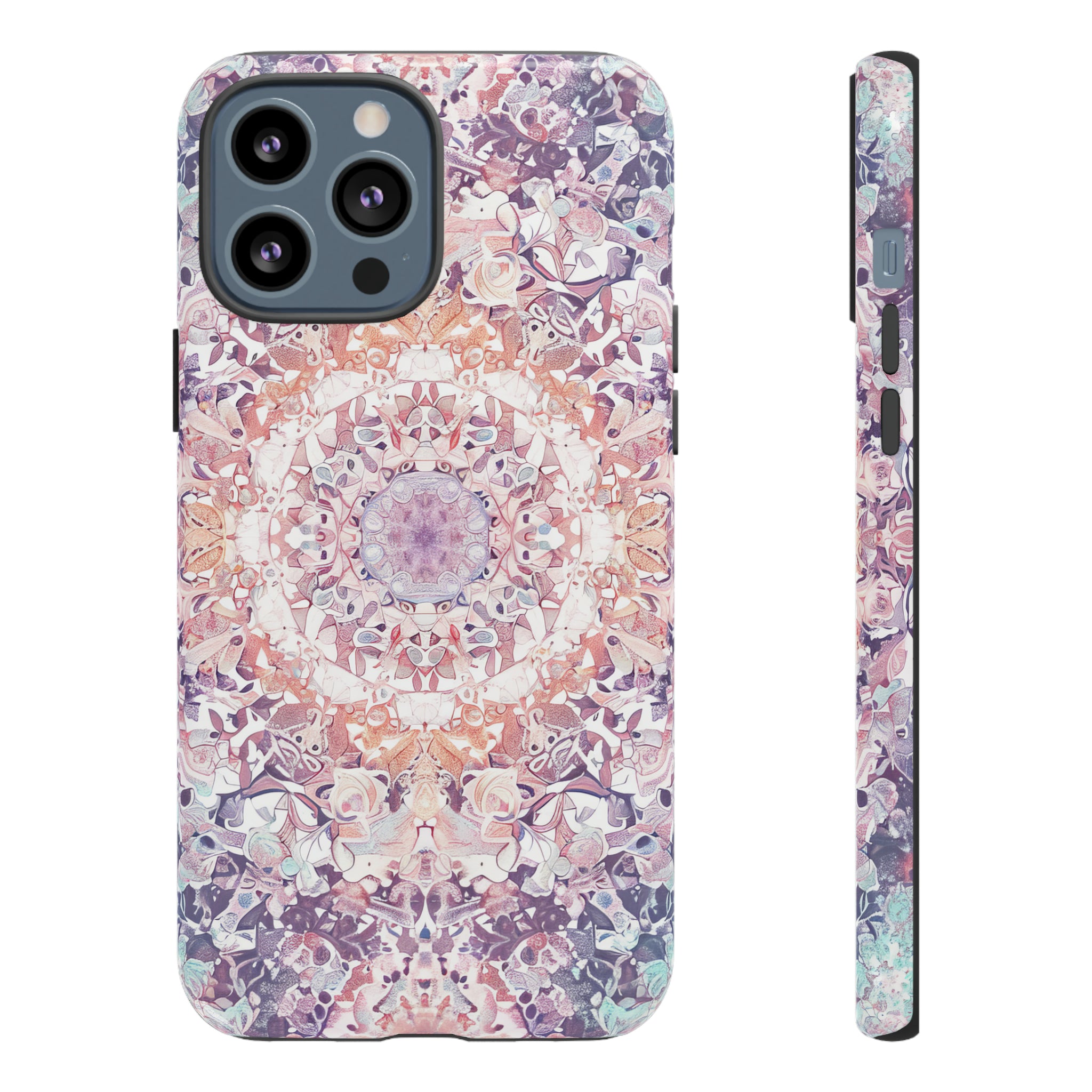 Symmetric Mandala Harmony - Protective Phone Case