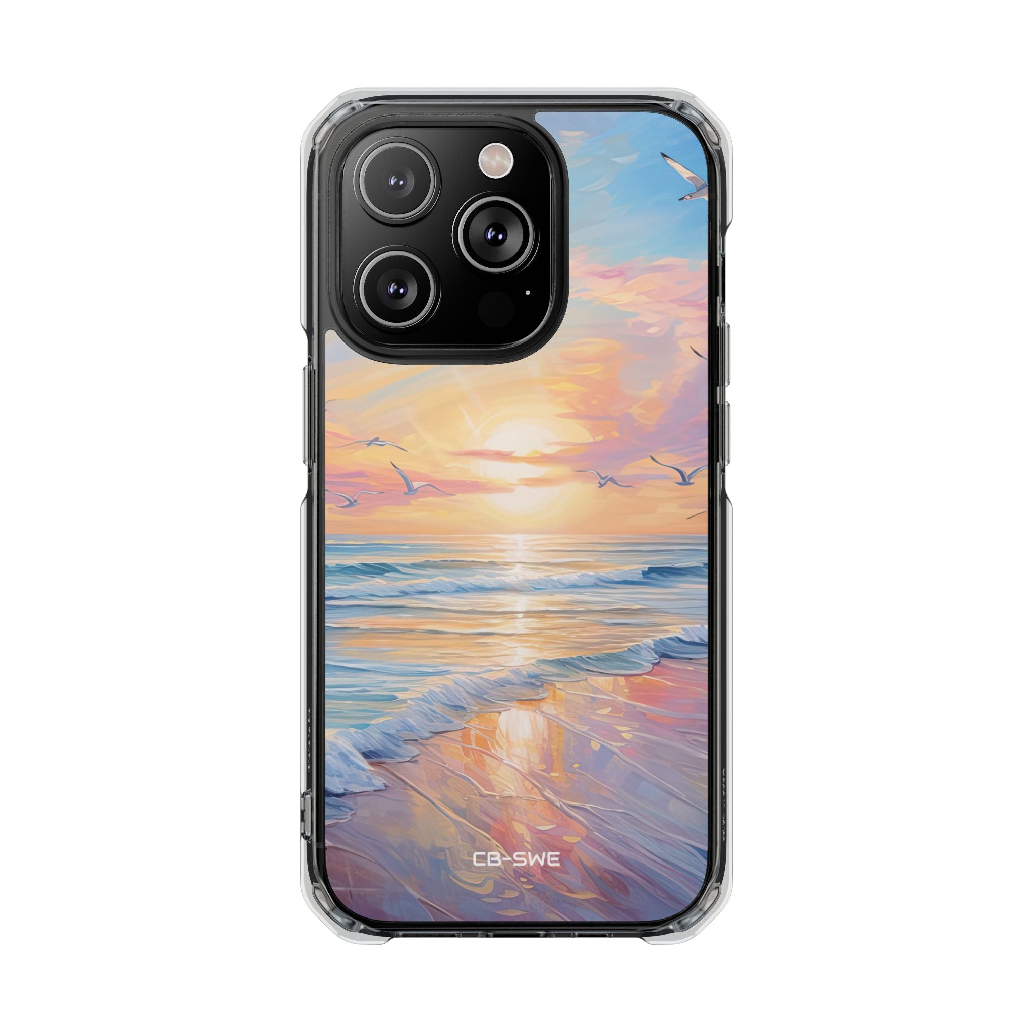 Waves Embrace Shore iPhone Case - Impact