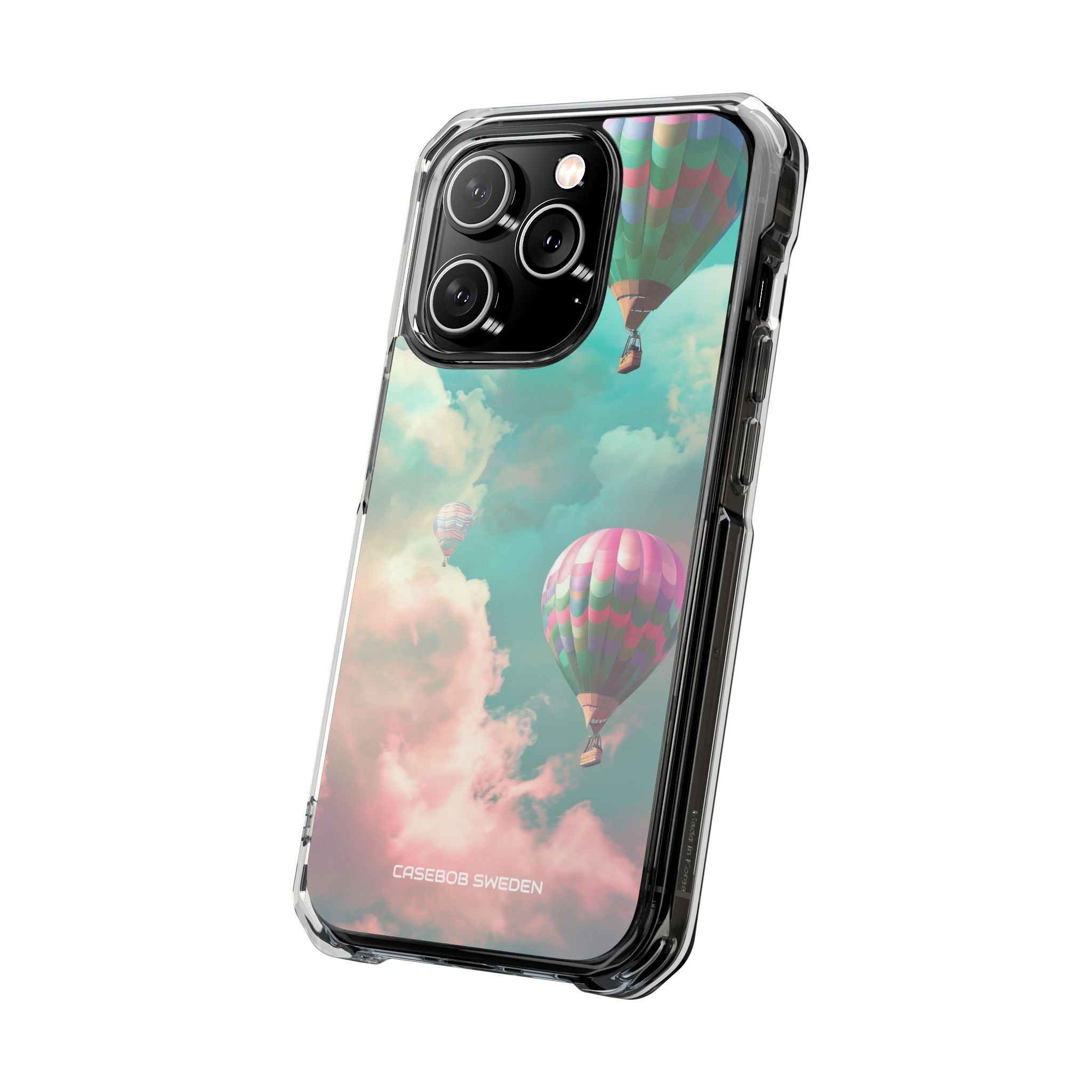 Pastel Balloon Adventure - Clear Impact iPhone 14 Phone Case