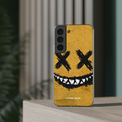 Jagged Smile Yellow Samsung S22 - Soft