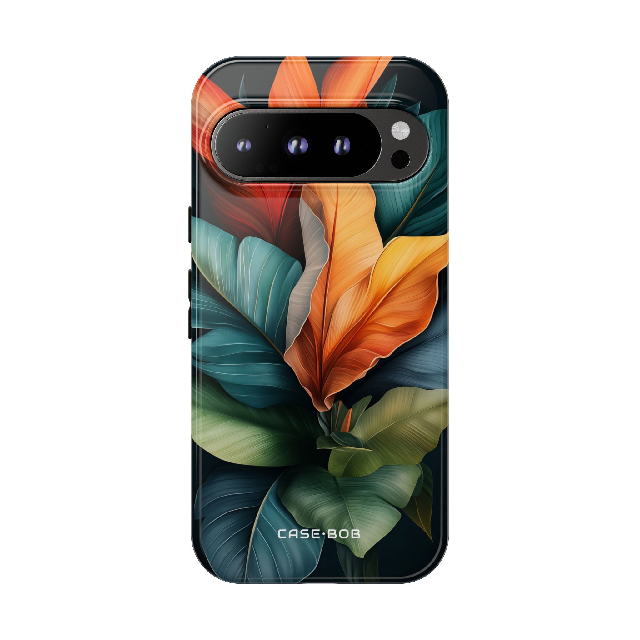 Tropical Leafburst Google Pixel 9 Pro Case - Tough