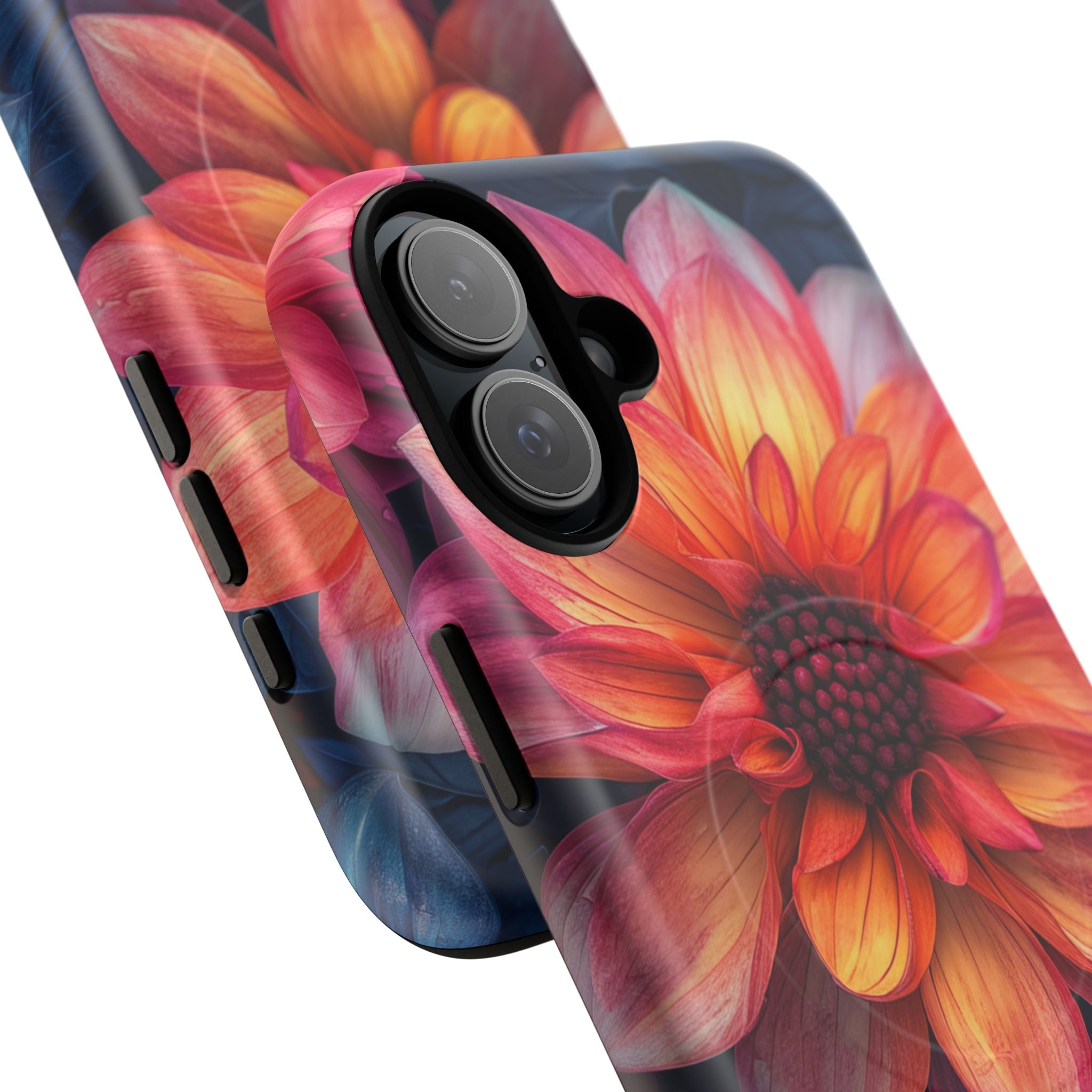 Fiery Bloom Harmony iPhone 16 | Tough+ Phone Case