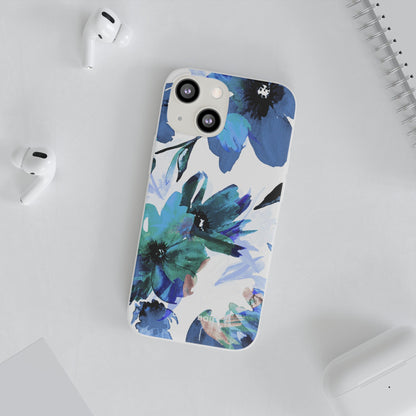 Blue Blossom Radiance iPhone 13 mini Case - Soft