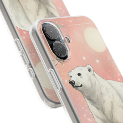 Polar Bear Dream iPhone 16 Plus Case - Soft