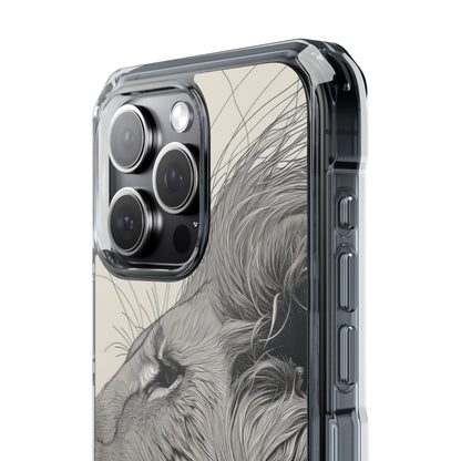 Majestic Lion Profile iPhone 15 - Impact Clear+