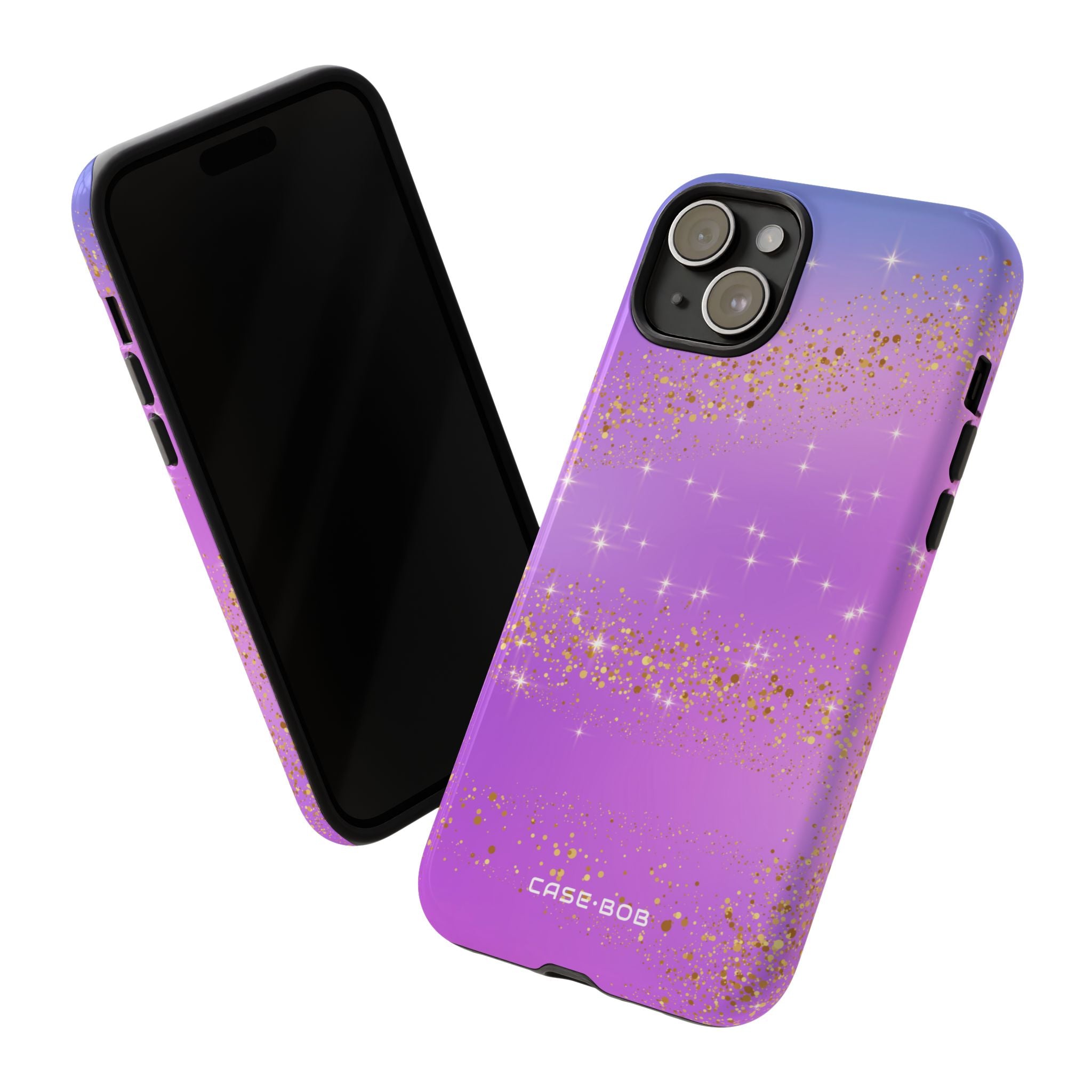 Golden Glide iPhone 15 Plus Case - Tough