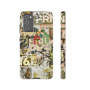 Grunge Vintage Poster - Protective Phone Case