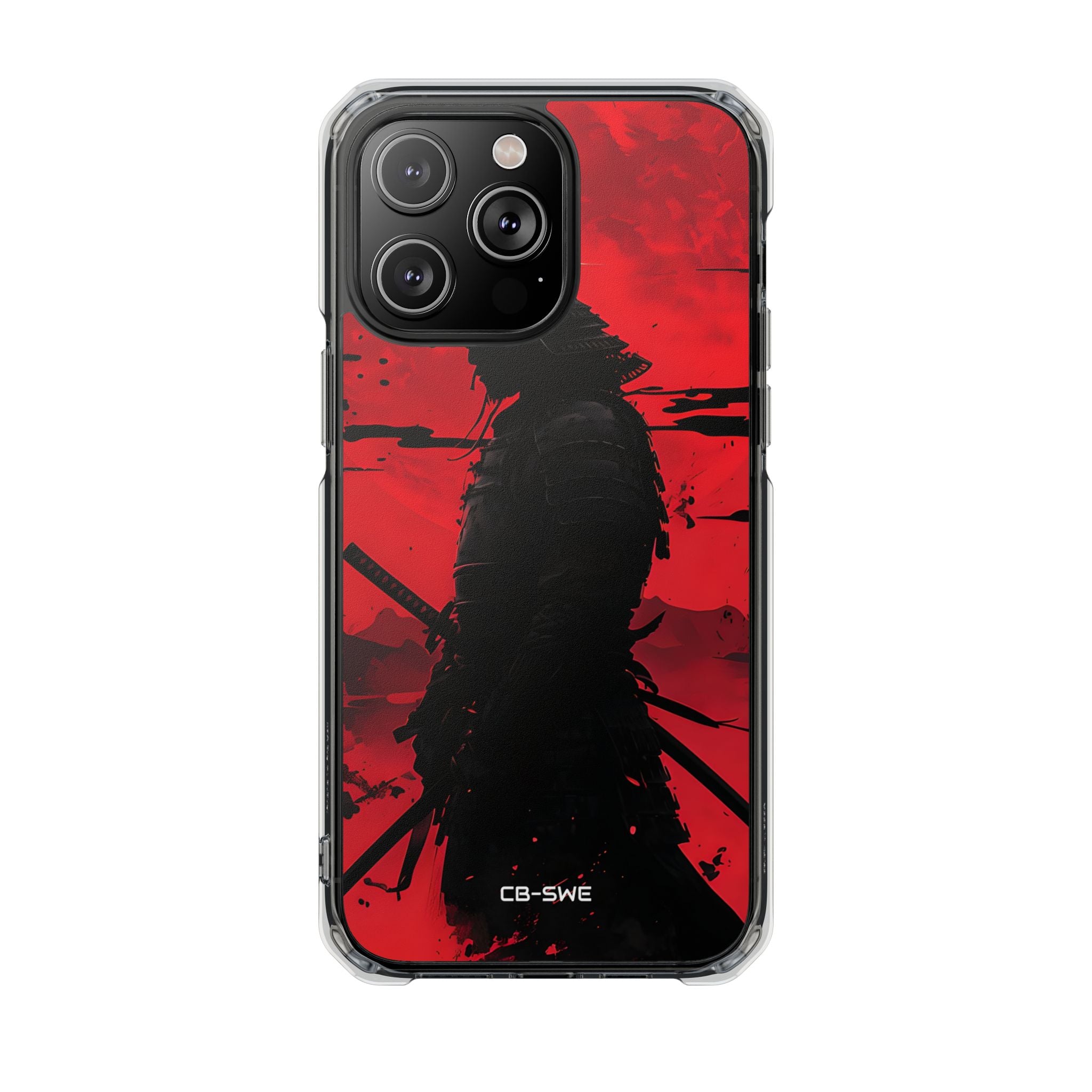 Red Samurai Shadow iPhone Case - Impact
