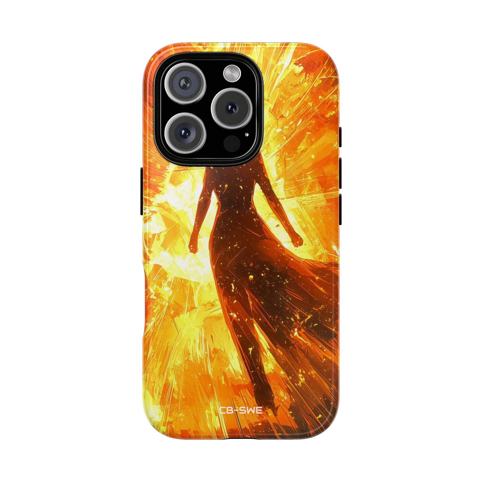 Fiery Energy Erupts - iPhone Case