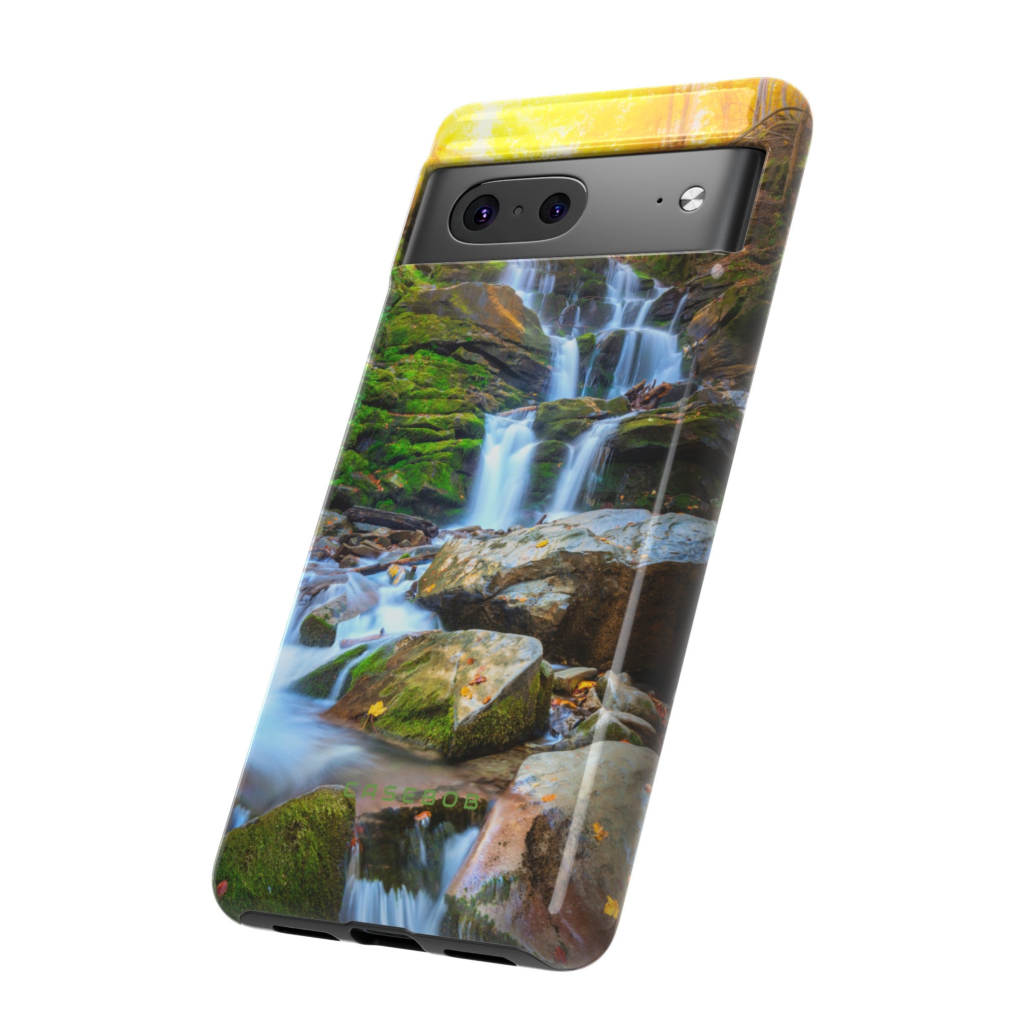 Autumn Mountain Waterfall - Protective Phone Case