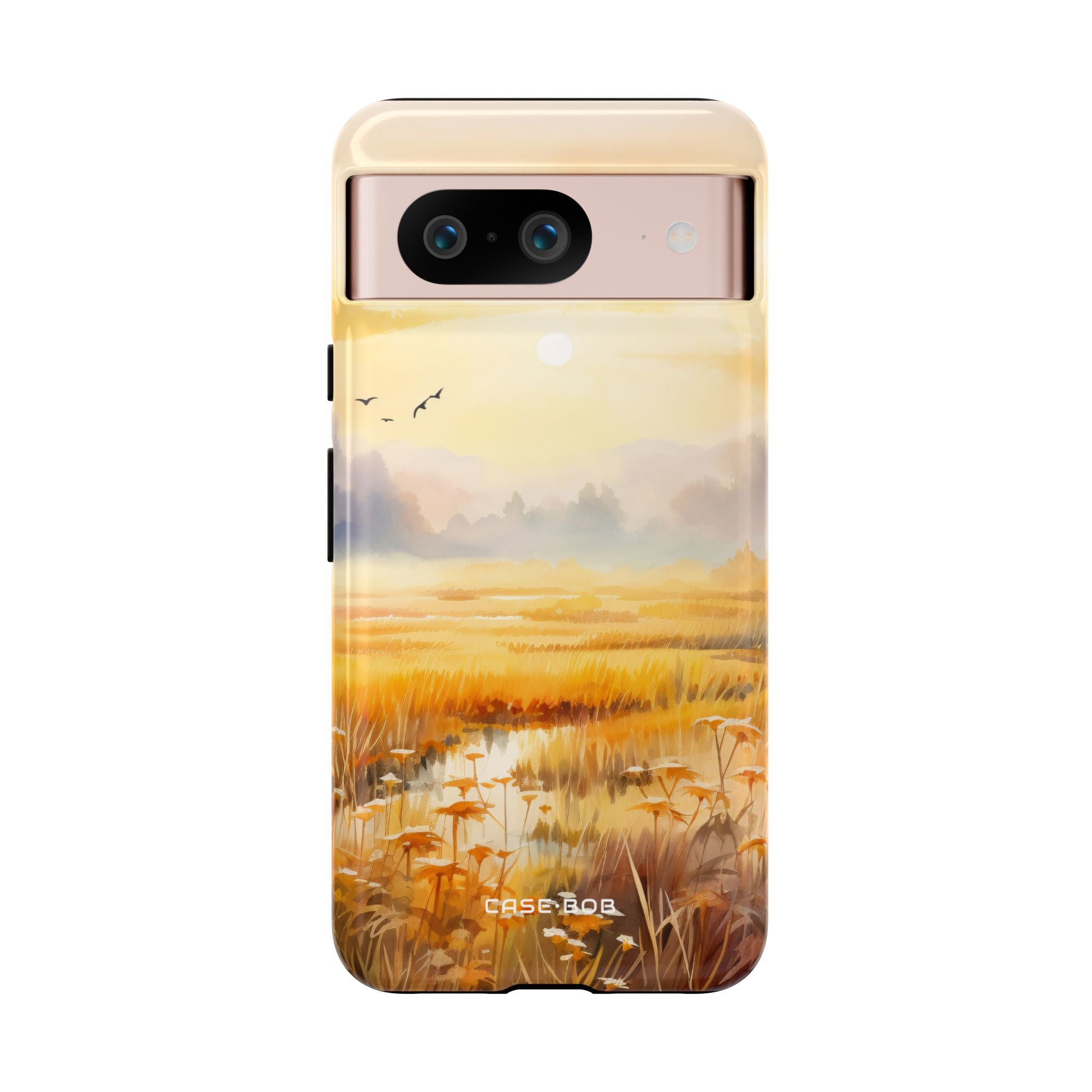 Glowing Sunrise Google Pixel 8 Case - Tough