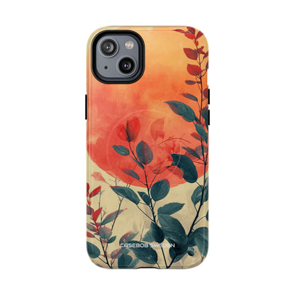 Orange Sun Harmony - Tough + MagSafe® iPhone 14 Phone Case