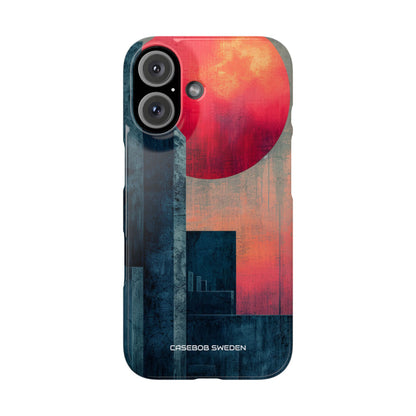 Abstract Geometric Skyline - Slim iPhone 16 Phone Case