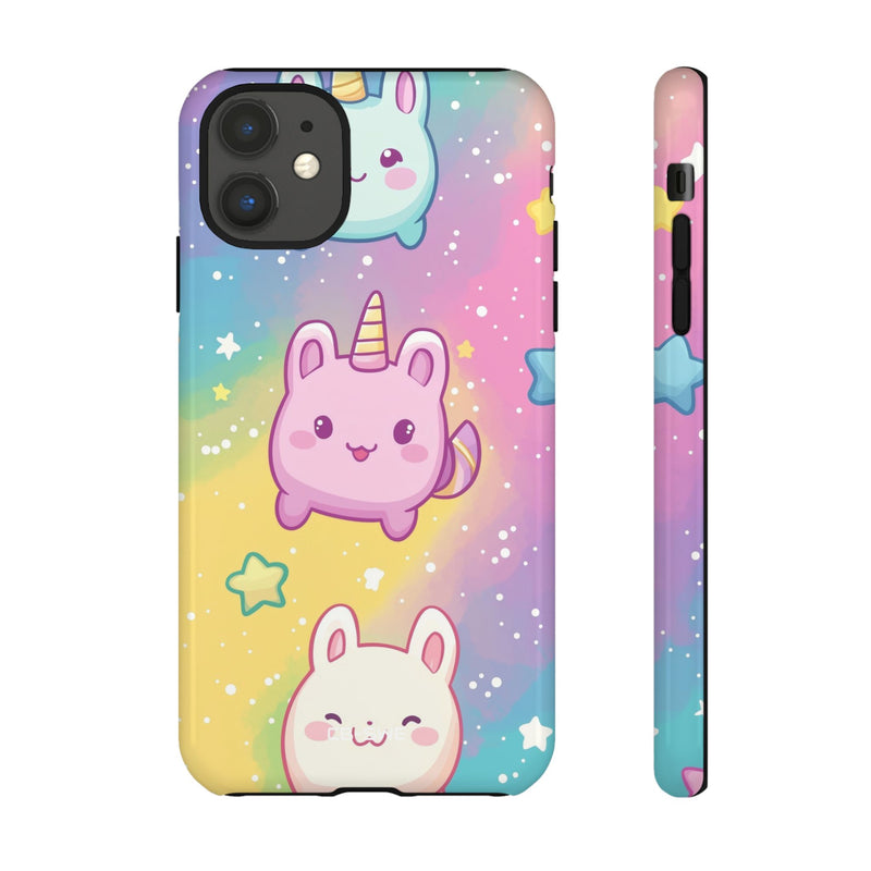 Bunnies Dance Under Stars - iPhone Case