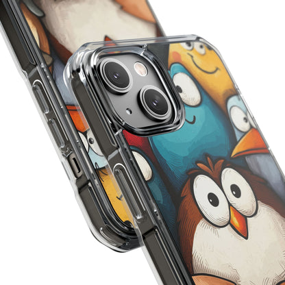 Whimsical Birds Gather iPhone Case - Impact