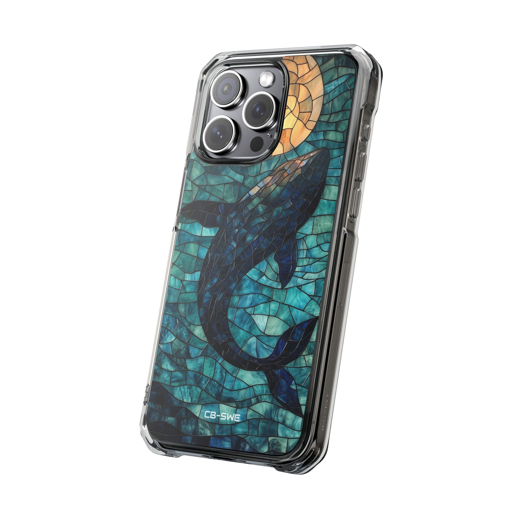 Whale Dives Upward iPhone Case - Impact