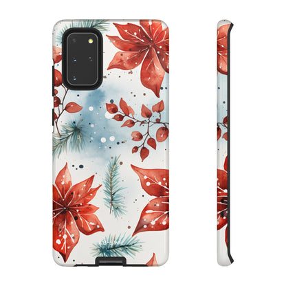 Poinsettias Bloom Bright - Samsung Case