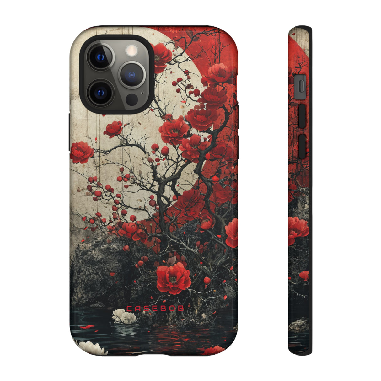 Moonlit Rose Peace - Protective Phone Case