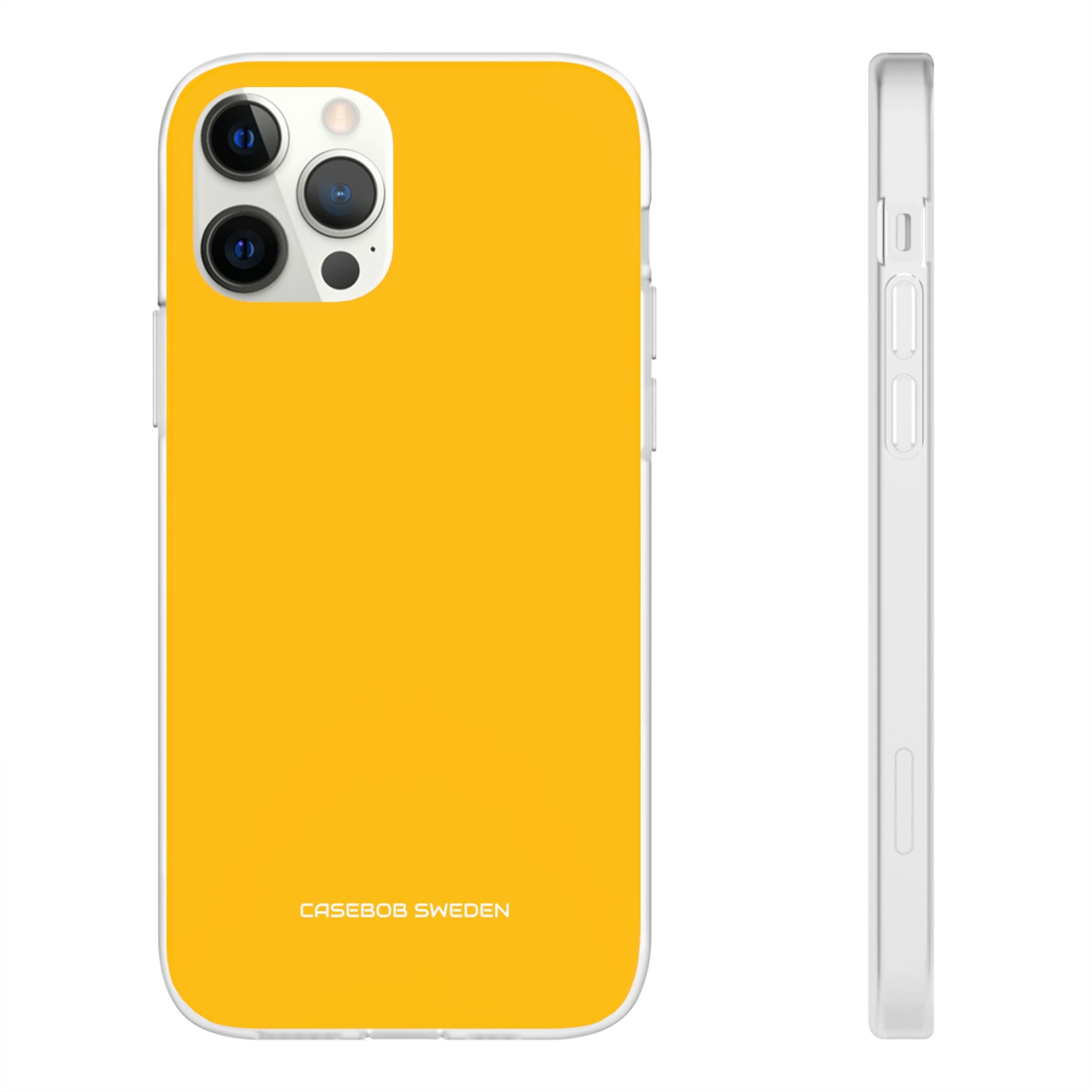 Amber Yellow - Flexi iPhone 12 Phone Case