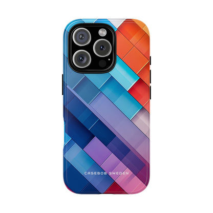 Vibrant GeoFlow iPhone 16 - Tough Phone Case