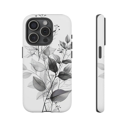 Botanical Line Harmony iPhone 15 - Tough Phone Case