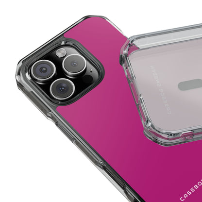 Medium Violet Red iPhone 16 - Clear Impact Phone Case