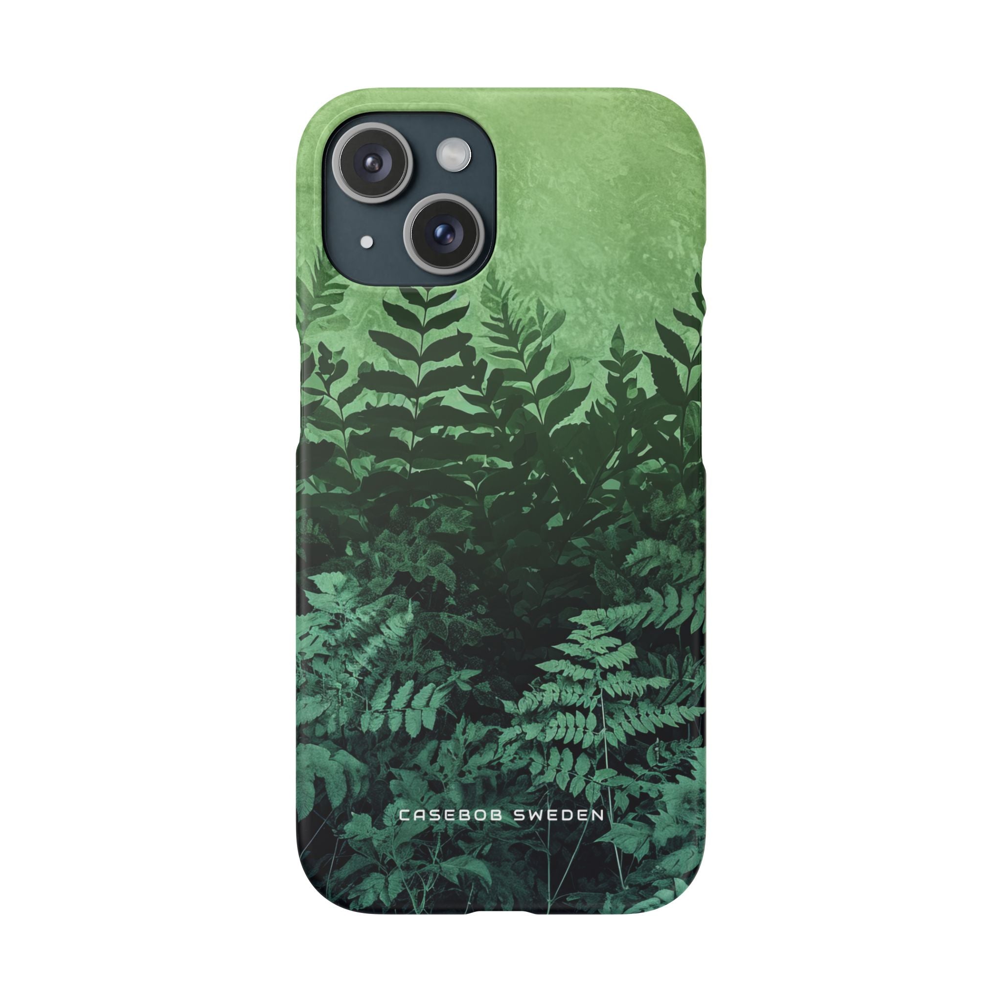 Gradient Fernscape Lush iPhone 15 - Slim Phone Case