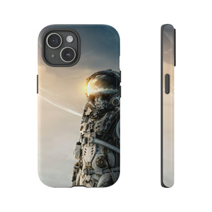 Astronaut on unexplored planet - Protective Phone Case