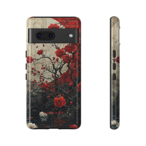 Moonlit Rose Peace - Protective Phone Case