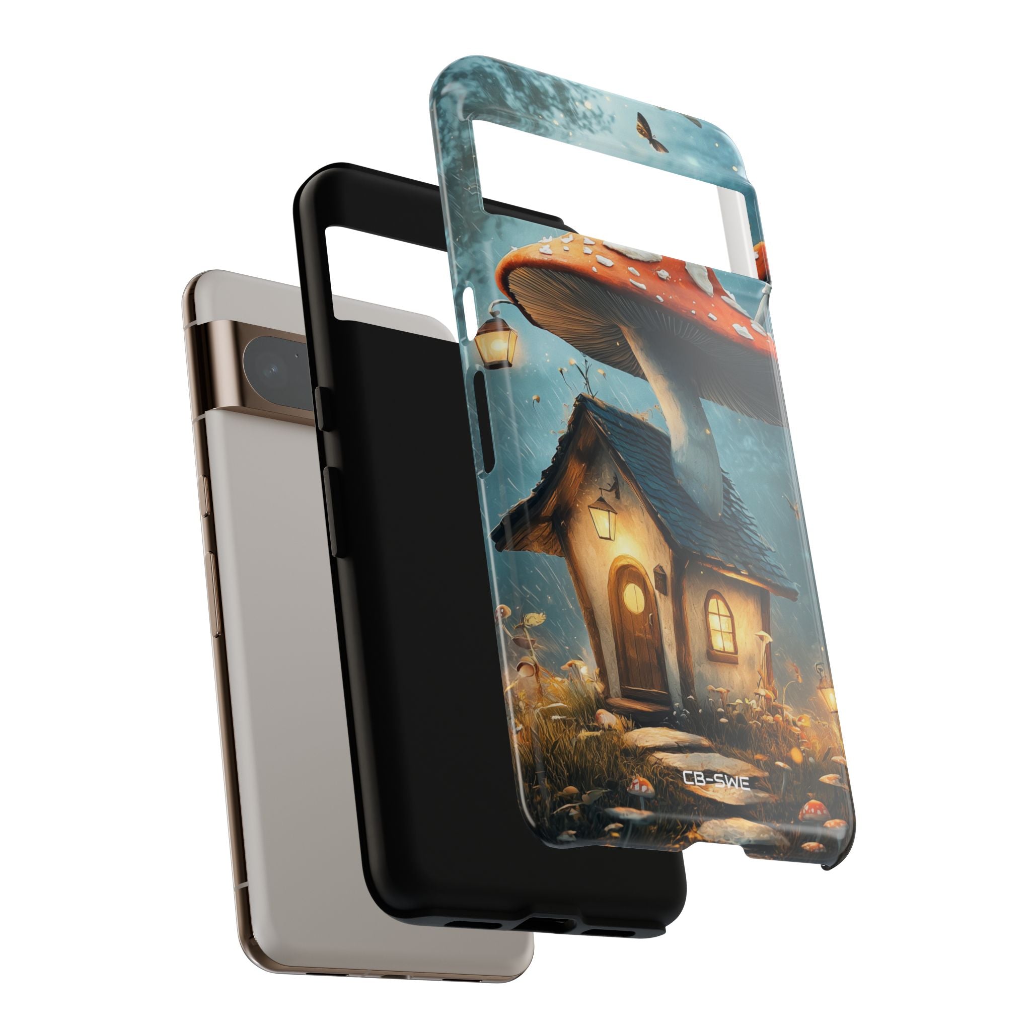 Mushroom House Glows - Google Pixel Case