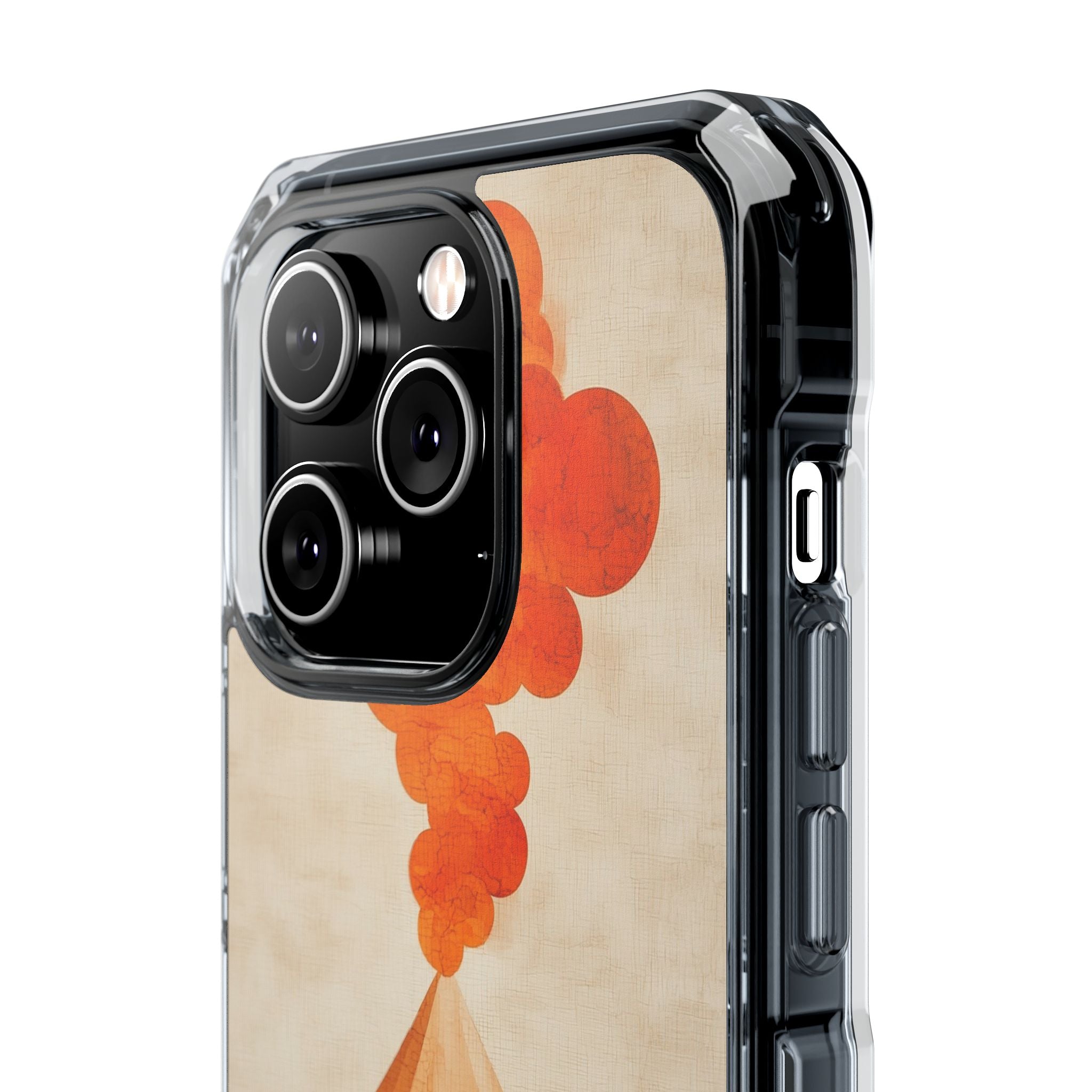 Erupting Heat Waves iPhone Case - Impact