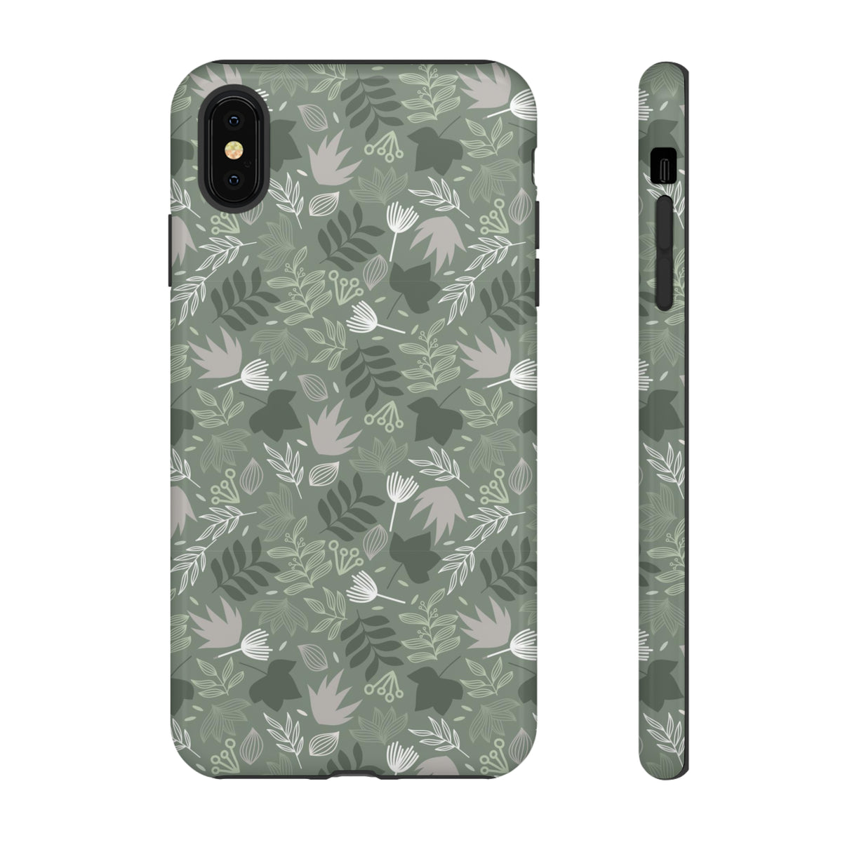 Jungle Green Leaf - Protective Phone Case