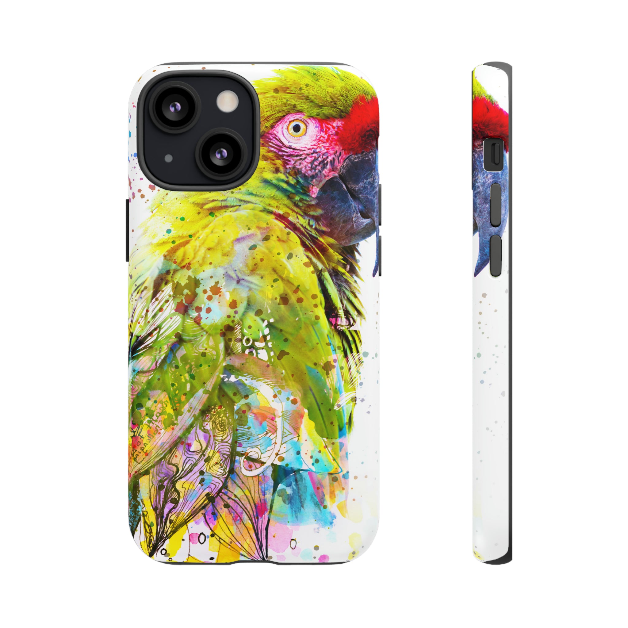 Colorful Parrot - Protective Phone Case