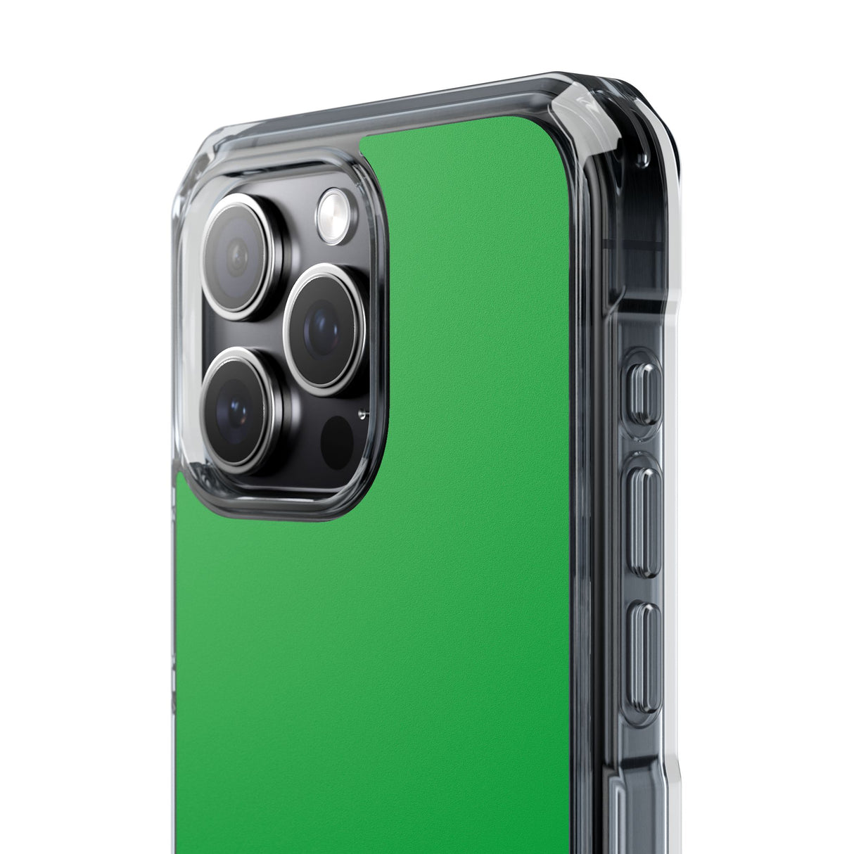 Pantone Green | Handyhülle für iPhone (Clear Impact Case – magnetisch)