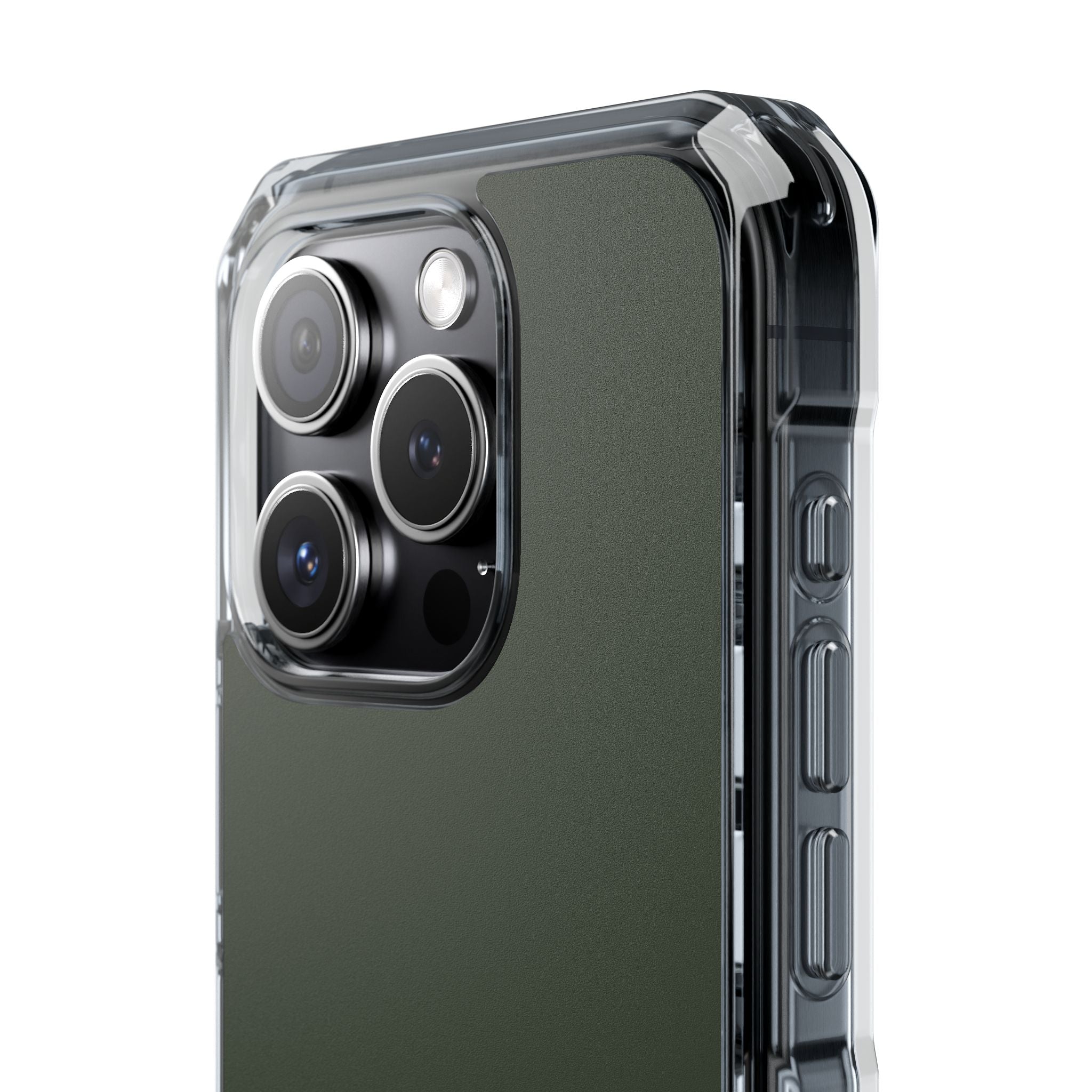 Kombu Green - Clear Impact Case for iPhone