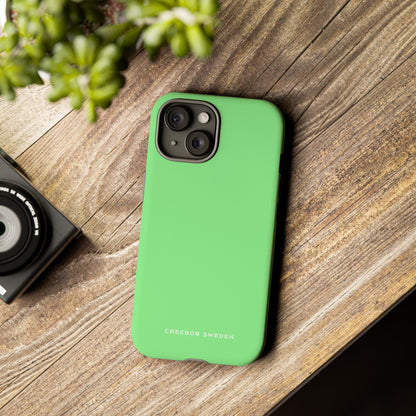 Light Green iPhone 15 - Tough Phone Case