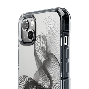 Fluid Elegance - Phone Case for iPhone (Clear Impact - Magnetic)