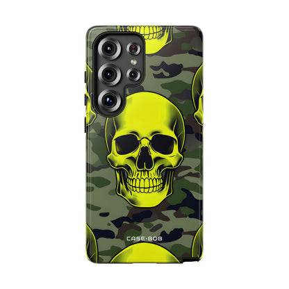 Neon Skull Camo Samsung S25 Ultra Case - Tough