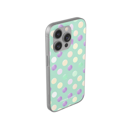 Pastel Polka Dots - Flexi iPhone 14 Phone Case