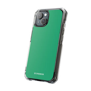 Crayola Green | Phone Case for iPhone (Clear Impact Case - Magnetic)