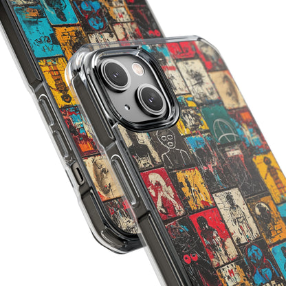 Figured Grid iPhone 14 Plus Case - Impact