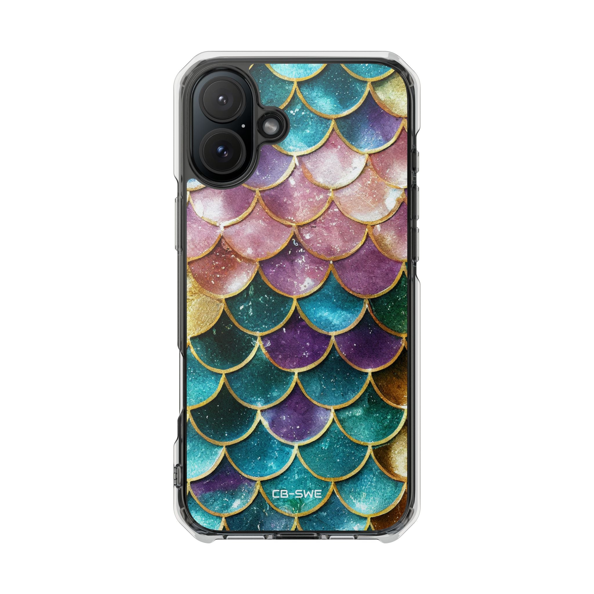 Mermaid Scale Radiance iPhone Case - Impact
