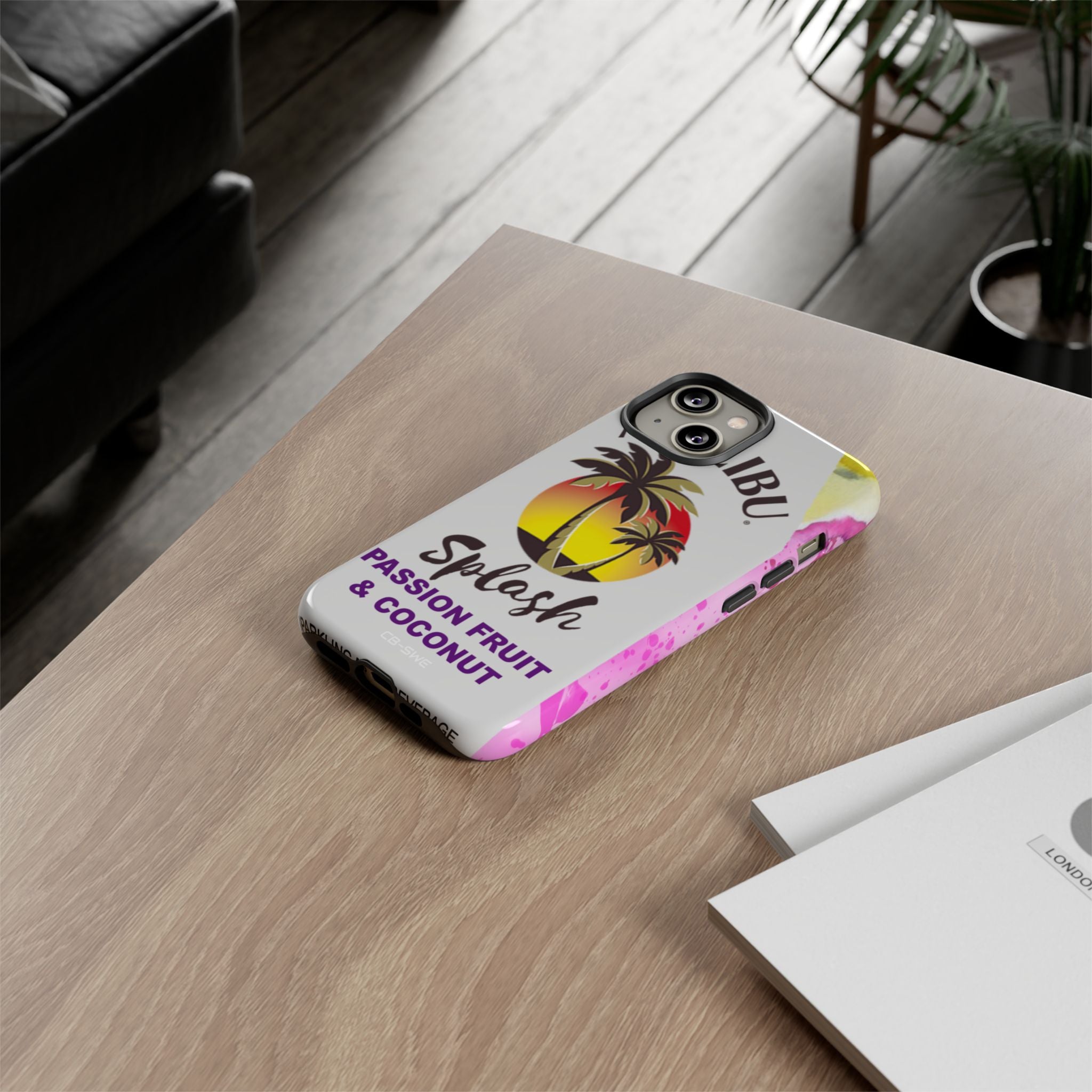 Tropical Sunset Splash - iPhone Case