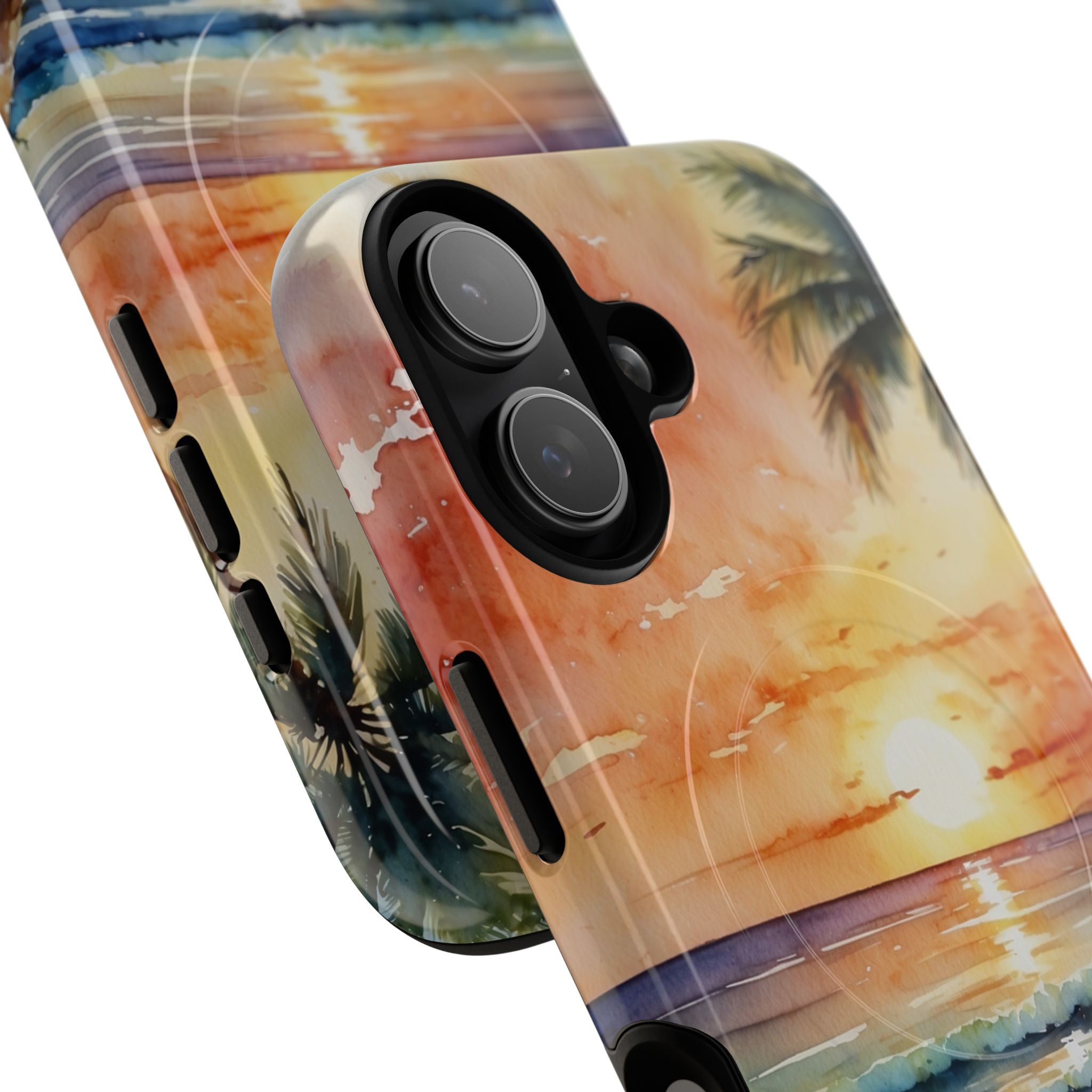 Sunset Palm iPhone 17 Case - Tough+