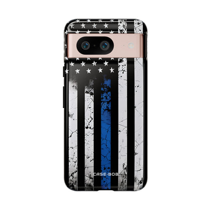 Blue Stripe Flag Google Pixel 8 Case - Tough