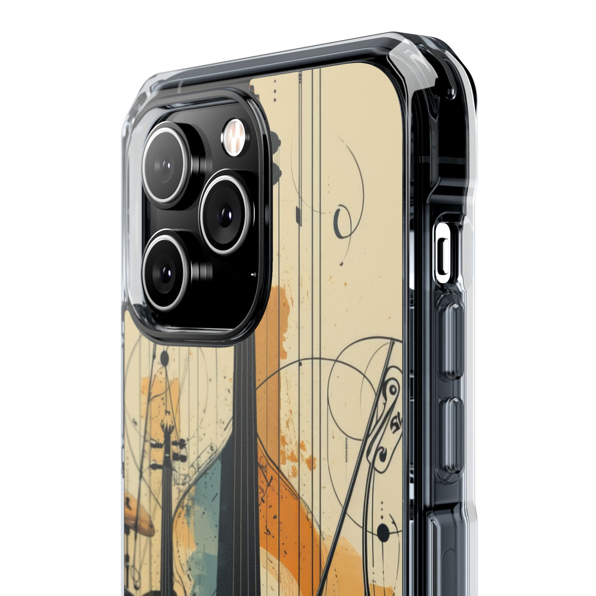 Strings in Motion - Phone Case for iPhone (Clear Impact - Magnetic)